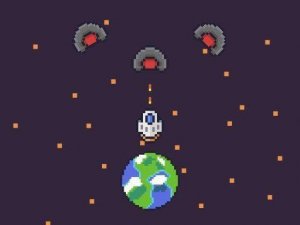 Pixel Protect Your Planet: Arcade Defense Game Online Arcade Game