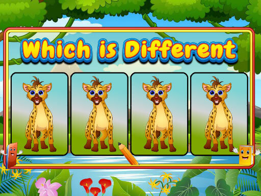 Which Is Different Animal Puzzle Game