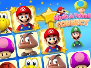 Mario and Friends Connect Puzzle Game