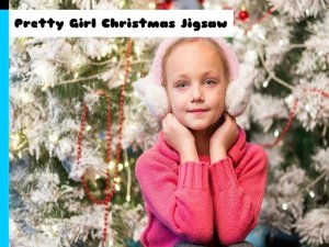 Pretty Girl Christmas Jigsaw Puzzle Game