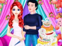 Mermaid Wedding Cake Cooking Game