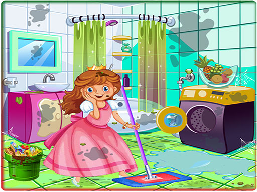 Princess Castle Cleanup Game