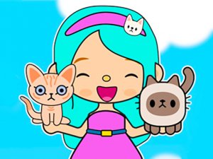 My Cat Town - Doll Placement Game