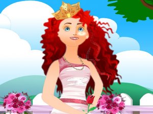 Princess Merida Wedding Dress Up Game