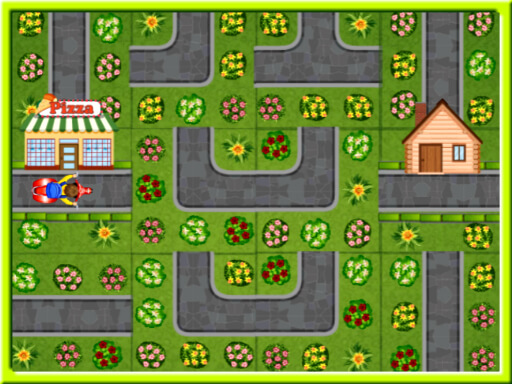 Pizza Delivery Puzzles Online Game