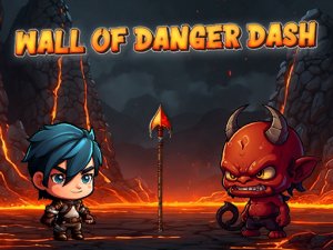 Wall Of Danger Dash - Online Adventure Game