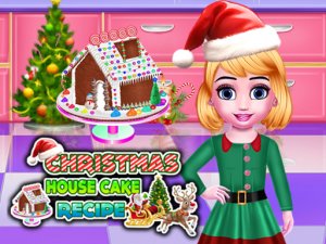 Christmas House Cake Recipe Online Cooking Game