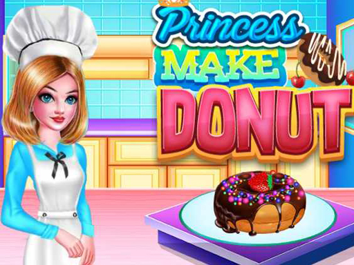 Princess Make Donut Cooking Game