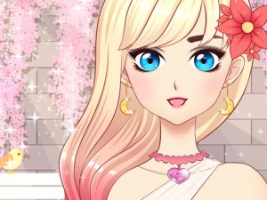 Anime Girl Fashion Dress Up & Makeup Game