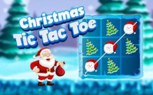 Festive Tic Tac Toe Board Game