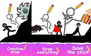 Draw 2 Defend: Stickman Puzzle Game