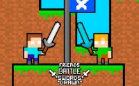 Friends Battle Swords Drawn - Flag Capture Duel