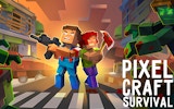 Pixel Craft Survival: Precision Fighter & Crafting Game