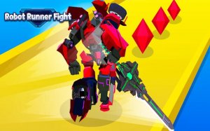 Robot Runner Fight: Parkour Battle Online Arcade Game