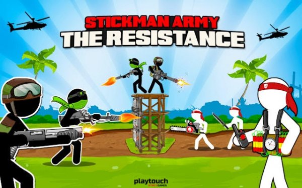 Stickman Army: The Resistance - Tactical Defense Game Online