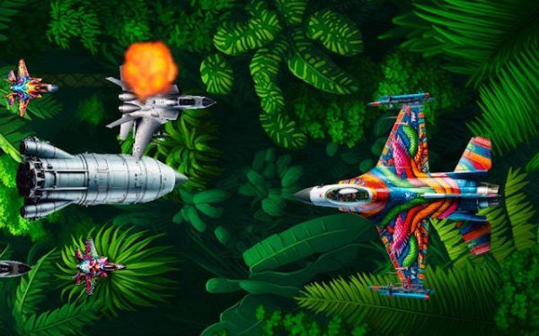 War in the Jungle: Aerial Survival Online Game