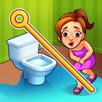 Toilet Pin Puzzle Game
