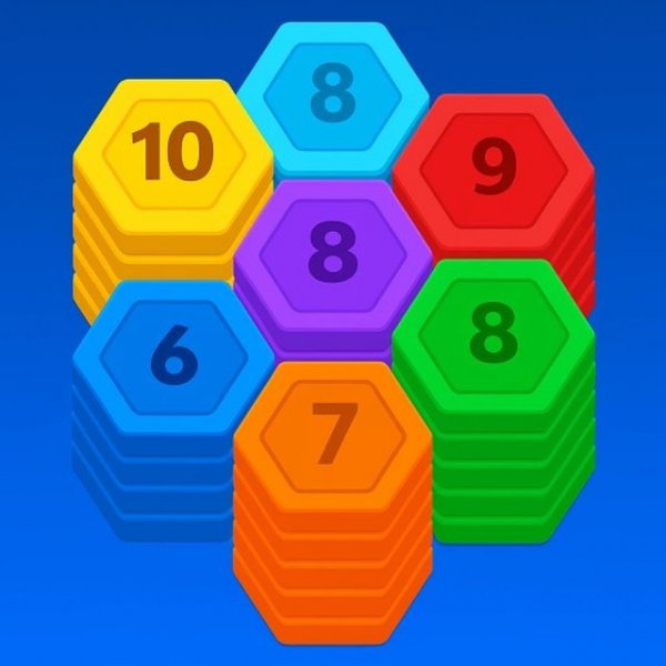 Tile Hexa Sort Puzzle Game