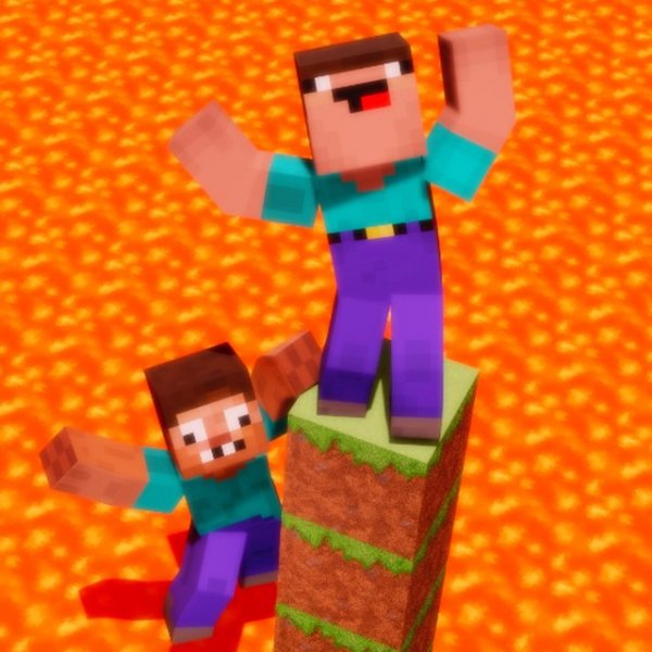 Noob vs Pro But Floor is Lava Minecraft Online Game