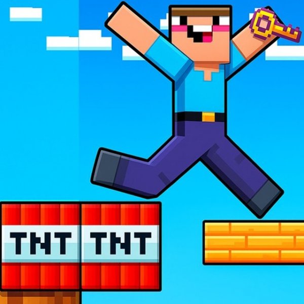 Noob Parkour Tricks Online Game