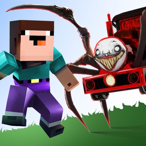 Noob VS Spider Train Online Game