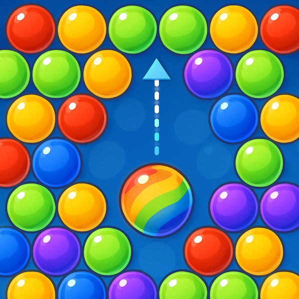 Bubble Storm Online Puzzle Game