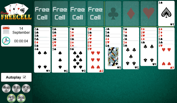 Daily FreeCell Solitaire Puzzle
